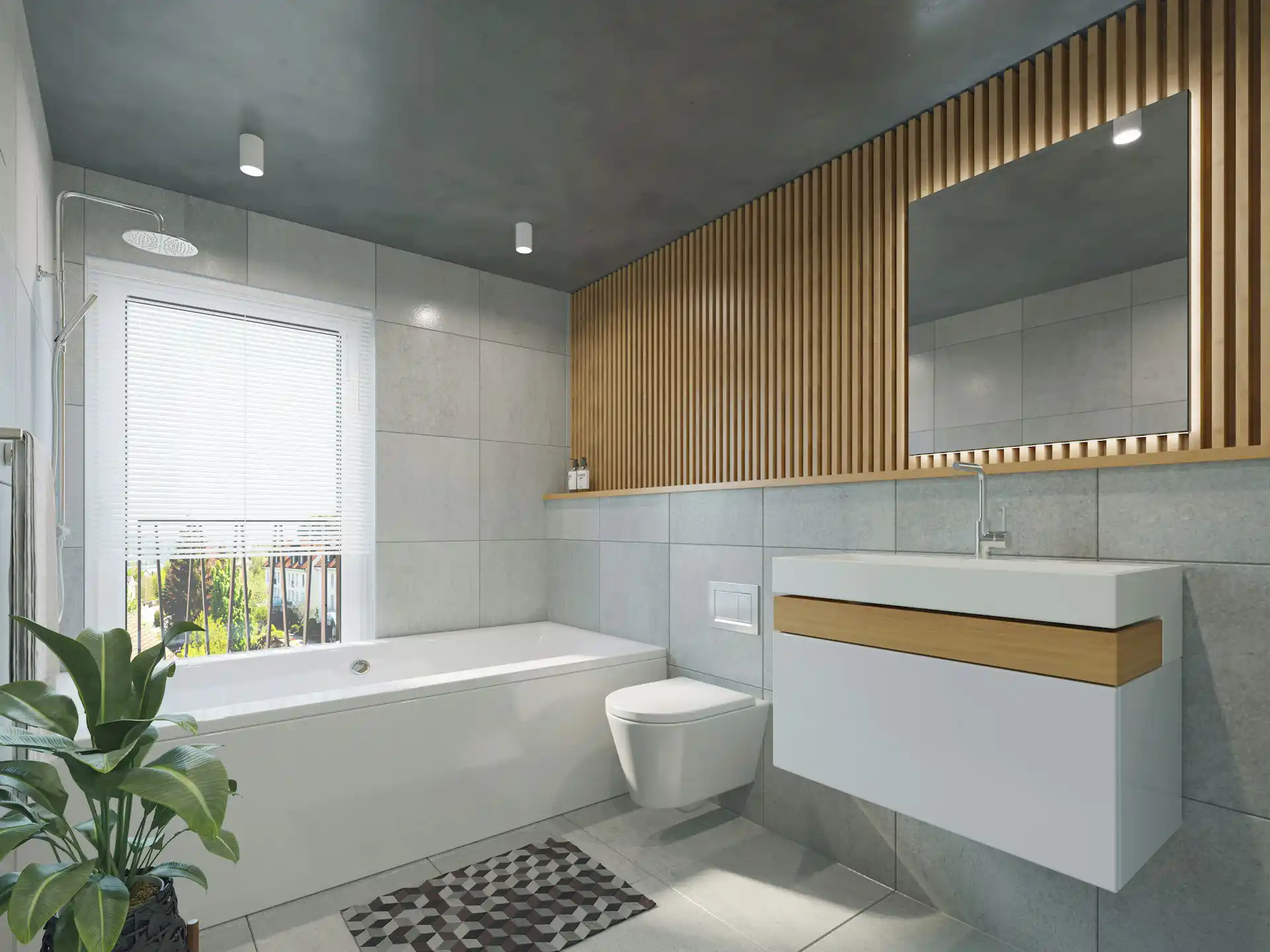 Reforma de baño en Las Rozas con diseño moderno y acabados de calidad